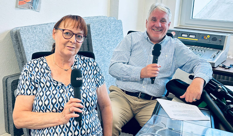 Kerstin Geis MdL und Moderator Achim Weidner