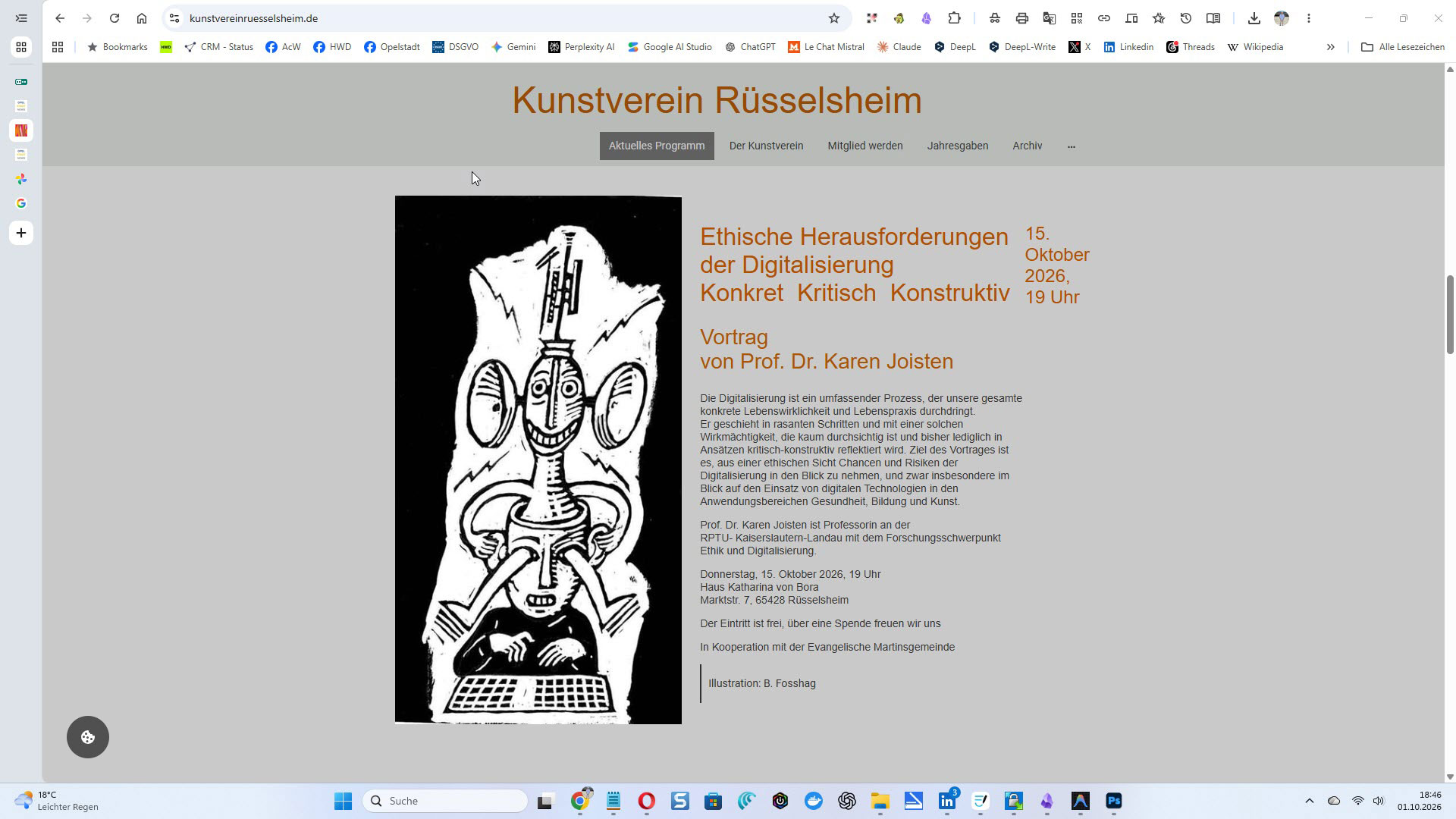 Homepage Kunstverein