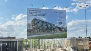 Green Campus - Einrichtung der Baustelle