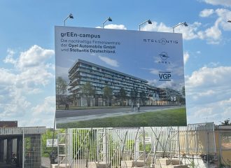Green Campus - Einrichtung der Baustelle