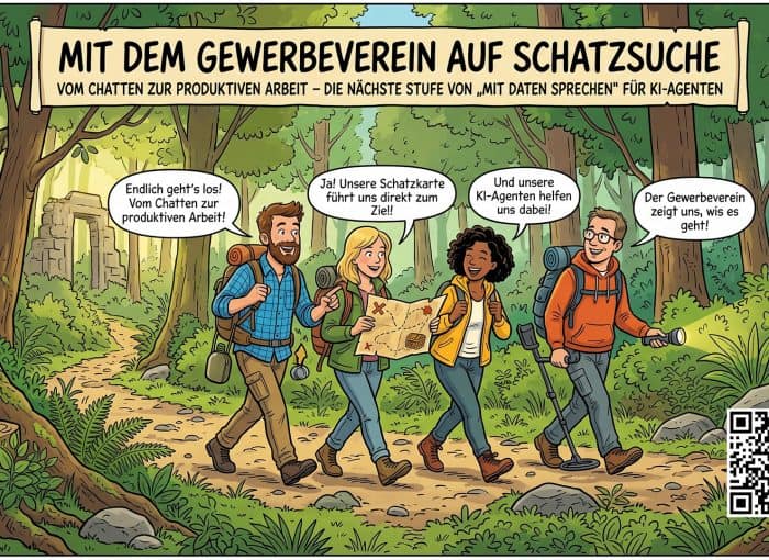 KI-Fortbildung des Gewerveverein Rüsselsheim - Mit dem Gewerbeverein auf Schatzsuche